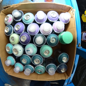 Latas de pintura en spray - Hip Hop 2013