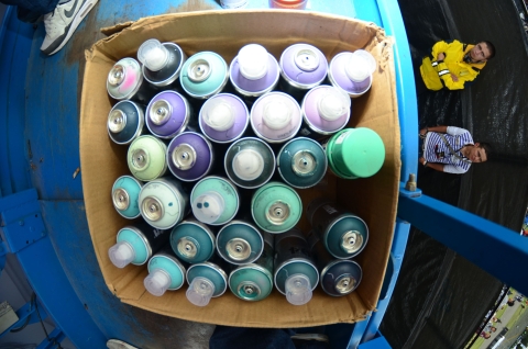 Latas de pintura en spray - Hip Hop 2013